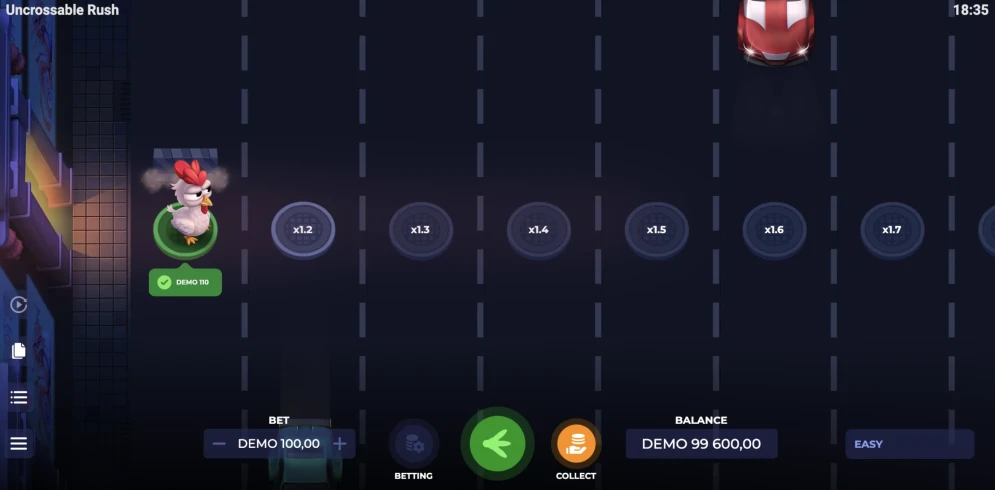 Uncrossable Rush Game