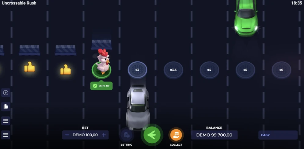 Uncrossable Rush