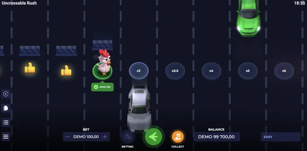 Uncrossable Rush