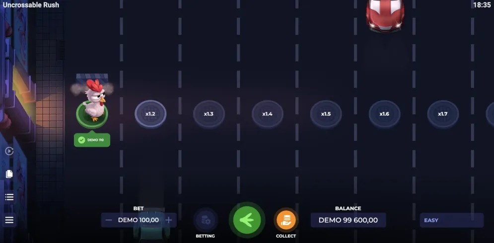 Uncrossable Rush 