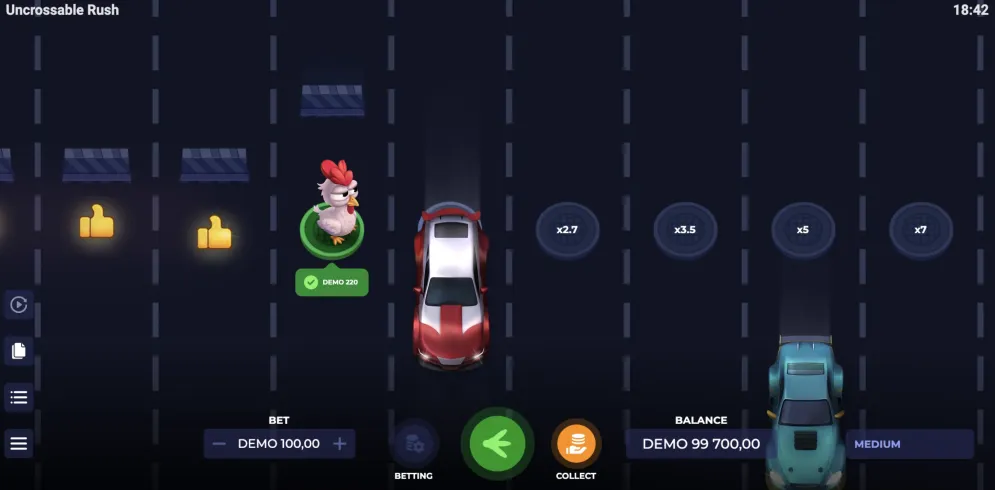 Uncrossable Rush 